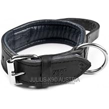 Julius-K9 Eco Leather Collar with Handle (45 cm Long)