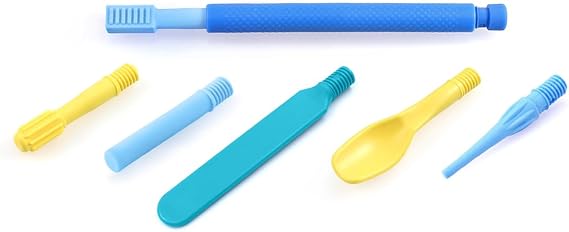 ARK Z-Vibe Travel Kit, Vibrating Oral Motor Therapy Tools, Royal Blue | Vibrating Oral Motor Therapy Tools, For Speech, Feeding, Oral Motor Therapy, and/or Sensory Integration, Medical-Grade