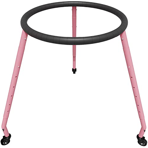 Ultraverse Roller Skate Trainer, Skating Learning Aid & Support with Adjustable Height for Teens and Kids, Boys or Girls, Learn Balance on Inline Skates for Beginners - Matte Pink