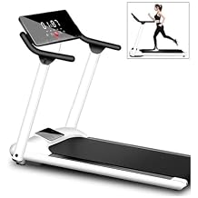 Foldable Treadmill, Electric Running Machine with LCD Screen, Portable Fitness Treadmill for Home, Office, Gym Peng fengong