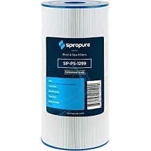 SpiroPure Replacement for Hayward C1250 CX1250RE ASL Full-Flo Pleatco PA125 Unicel C-9499 Pure N Clean PC-1299 Hot Tub Spa Pool Filter Replacement Cartridge