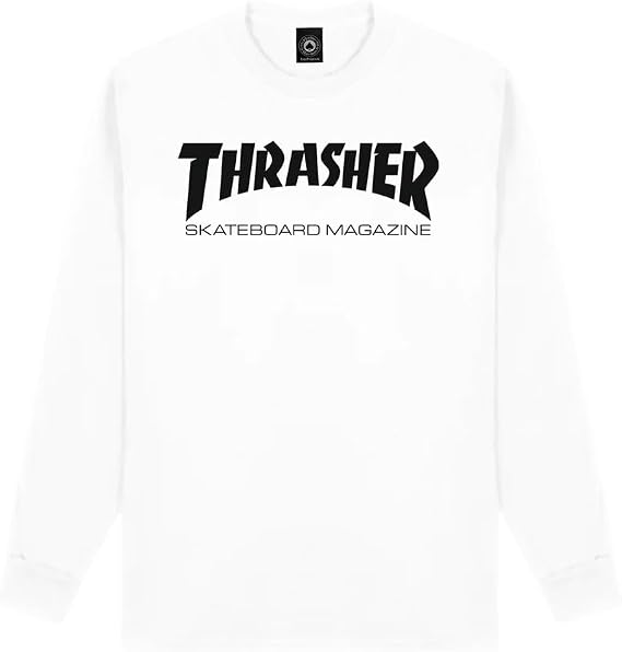 Thrasher Skate Mag Long Sleeve T-Shirt White XL