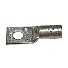 Morris 94066 Short Barrel Lug Copper Compression Connector Type 1 Hole 3/0 AWG Wire