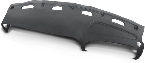 CROSSDESIGN Dashboard Dash Cover Compatible with Dodge Ram 1500 1998-2001, Fit Dodge Ram 2500 3500 1998-2002 Gray Dash Board Cover TPE