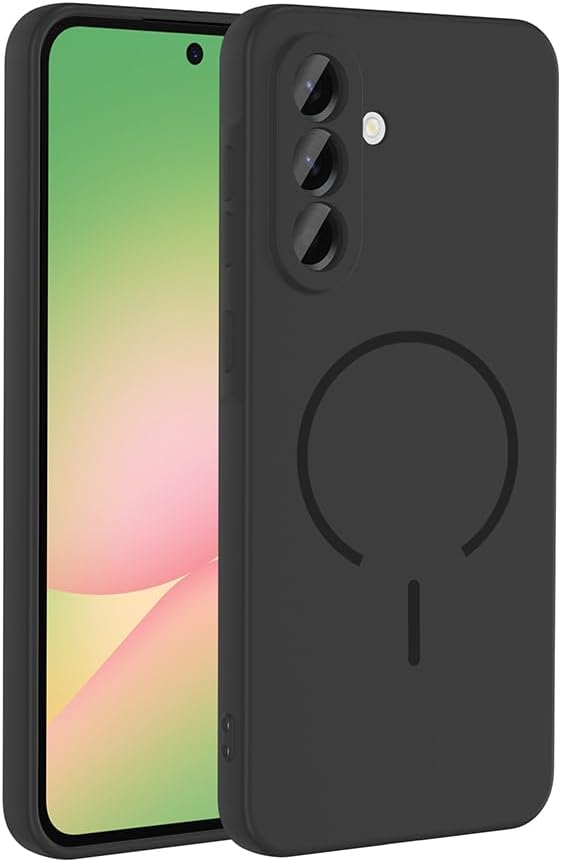 Samsung Galaxy A26 Kılıf M-Safe Özellikli Mat Yüzey Kamera Korumalı Arka Silikon Kapak Siyah