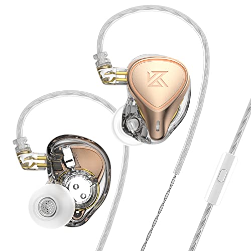 KZ x Crinacle CRN ZEX Pro in Ear Monitor, Electrostatic & Dynamic & Balanced Armature Hybrid Driver System IEM Earphones, HiFi Stereo Wired Earbuds for Musicians Audiophiles Singers Music Lover
