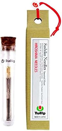 Tulip Hiroshima Sashiko Short Needle Assortment - 6 Needles in 3 Sizes