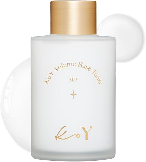 KOY Volume Base Toner, Lightweight Face Moisturiser for Dewy Skin with Milk Ceramide Complex & Niacinamide, Daily Milky Toner for Soothing & Deep Hydration, Smooth and Glass Skin, 3.38 fl oz