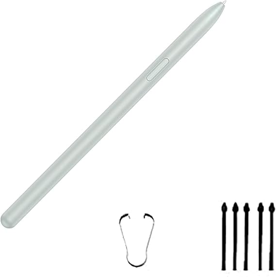 Green Galaxy Tab S7 FE Pen for Samsung Galaxy Tab S7 FE S Pen Stylus Pen Replacement +Free 5 Tips for Samsung Galaxy Tab S7 FE Stylus S Pen