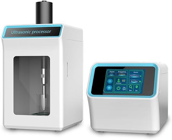 YUCHENGTECH Ultrasonic Homogenizer Sonicator Processor Mixer Ultrasonic Processor Cell Disruptor Mixer for Lab Industry 1800W 50ml-3000 ml 110V
