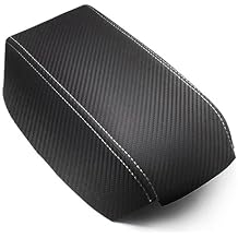Car Armrest, for Civic 8th Gen, for Sedan 2006 2007 2008 2009 2010 2011 Car Interior Microfiber Leather Center Armrest Cover Sticker Trim