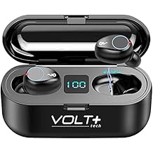 Wireless V5.3 Bluetooth Earbuds Compatible with vivo V1955A and 2,000Mah PowerBank LED Display, Mic 8D Bass IPX7 Waterproof/Sweatproof
