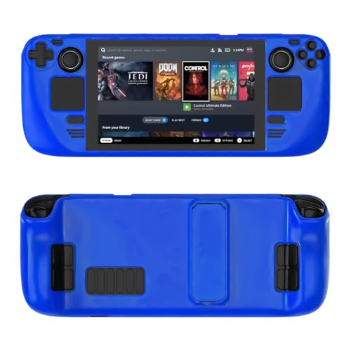 Steam Deck Case - OLED Case with Kickstand, Drop, Scratch & Dust - Blue
