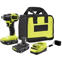 PSBID02K2 Fits For RYOBI HP 18V Brushless Cordless Compact 1/4 in. Hex Impact Driver Kit with (2) 1.5 Ah Batteries and Charger