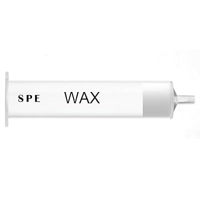 Wax Solid Phase Extraction Cartridges SPE Columns for Retention of The Target Compound for Selective Adsorption of Analytes or Interferences from Complex Matrices,5pcs 150mg6ml