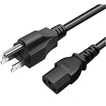 6FT Power Cord for Brother HL5450DN HL-2280DW HL-2240D HL-2270DW HL-3170CDW HL-l6200DW HL-5340D HL-5240 HL-2140 HL-2230 HL-2070N HL-2030 HL-2040 MFC-L3750CDW Laser Printer Power Cord Cable[UL Listed]