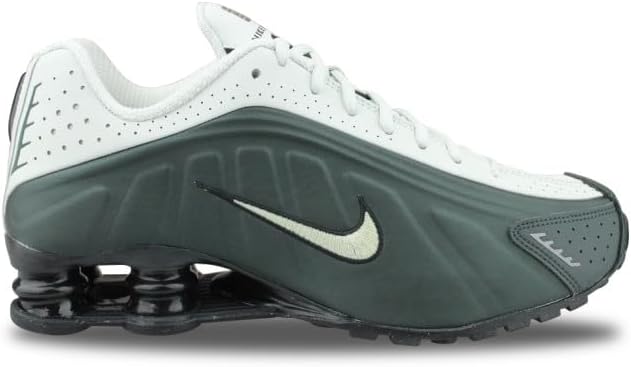 Nike Shox R4 Men's Shoes (Black Spruce/Spruce Aura/Black/Olive Aura)