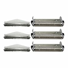 SP-93/SP-94/MS3 Series Shaver Foil Screens & Cutter Blade Head Replacement for Remington's Microscreen 3 TCT Foil Shavers MS3-2000, MS3-2700, MS3-3000, MS3-3500, MS3-3700