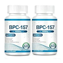 2PCS BPC-157 Peptide Capsule 1000MG Supports Overall Health and replenishes Energy.Gluten Free ,120 Capsules