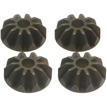 Ancalos 4pcs Metal Differential Bevel Gear S For Rc Hobby Model Car 1-10 Vrx Octane Vetta Karoo Ftx Outlaw Upgraded Hop-Up Parts - (Color: Titanium)