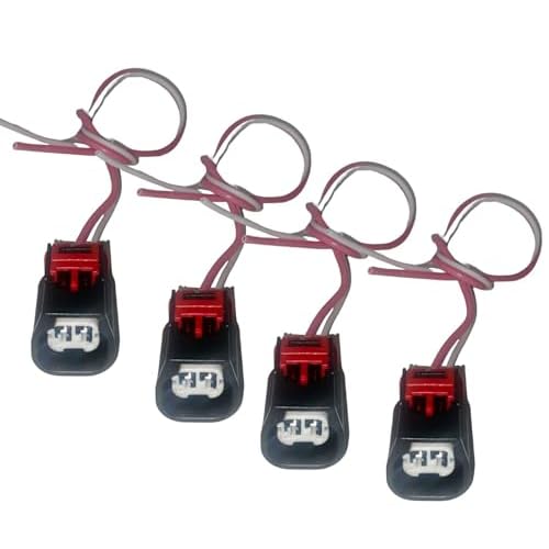 Set of 4 Pieces EC1208 Electrical Connector of Engine Cylinder Deactivation Solenoid Cpmpatible with Part# 53022298AA CDS01 916592XD 916593 916-593 3N2001 S2442