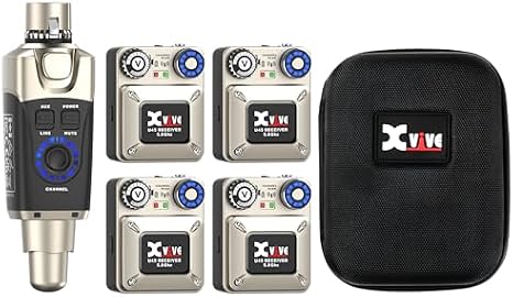 Xvive U45R4 Wireless in-Ear Monitor System with CU4R4 Case