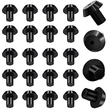 24Pcs WB2K101 WB02T10461 Stove Grate Rubber Feet fit for GE Kenmore Range Burner Cooktop Grate, 3/16" Hole Gas Stove Top Grate Feet Replace WB02K0101 AP2622260 PS241358 by Beaquicy