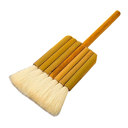 Professional Hake Brush for Watercolor Hake Art Paintbrushes Hake Blender Brushes Sheep Hair Hake Brushes for Pottery Ceramic