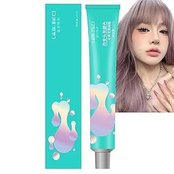 Plant-based Nourishing Hair Color -  With Full Kit, Plant Nourishing Hair Dye, Natural Plant Hair Dye, Plant Hair Dye Shampoo for Men Women (Purple Grey)