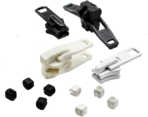 Premier Marine-Bimini Canvas Boat Zipper Repair Kit - #10 Extra Heavy Plastic Auto Lock Sliders with Snap Caps Included for Boats, Canvas, Tents, Bimini Tops