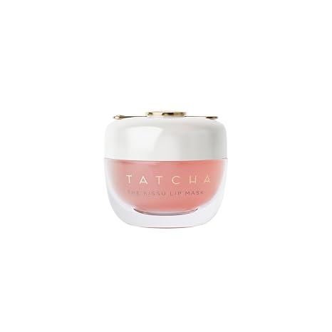 Tatcha Kissu Lip Mask | Overnight Lip Mask, Visibly Plumps and Softens for Lush Lips, 9.0 G | 0.32 oz