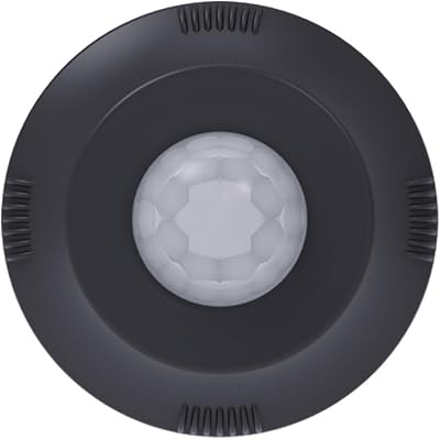 Sensor Switch Twist-to-Lock Motion Sensor, Easy to Install Daylight and Motion Detector for Lithonia Lighting Compact Pro Family Luminaires, Photocell and PIR Detection IP66 Rated, Black TLS BK