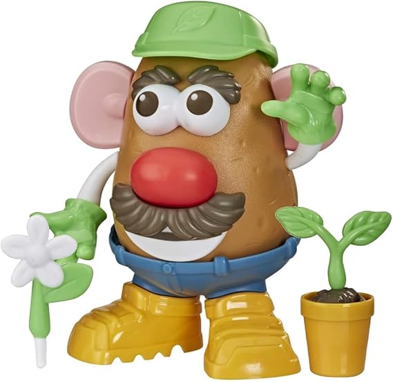 Mr Potato Head Goes Green Toy for Kids Ages 3 and Up, Made with Plant-Based Plastic and FSC-Certified Paper Packaging