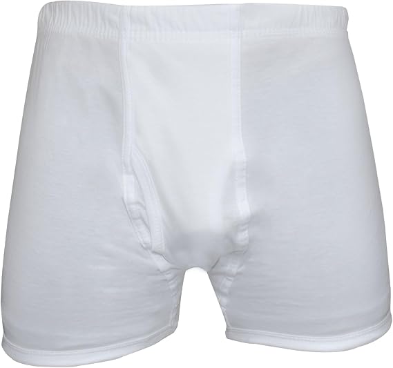 Cottonil Egyptian Cotton Underwear White Men Half Short Boxer Mens Pants Briefs Men's Brief Mens Shorts Premium Soft Arabian Arab Egypt Arabic Clothing Sleepwear Clothes (XX Large)
