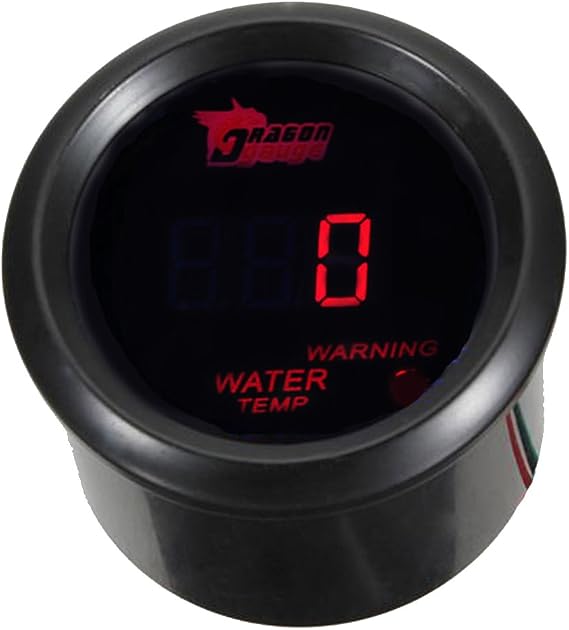 ESUPPORT Car 2" 52mm Digital Water Temp Gauge Temperature Meter Kit
