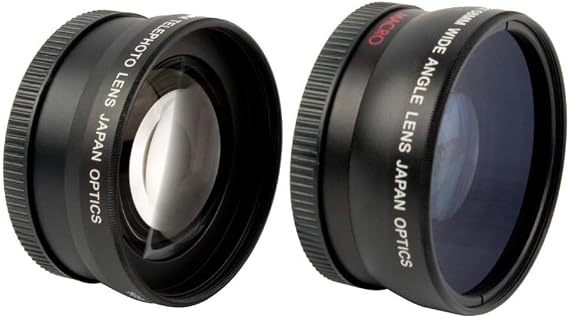 Focus Camera 58mm 2-Piece Wide and Tele Lens Set