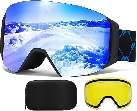 VCOROS Magnetic Ski Goggles YH865 with Quick-Change Lens for Men Women