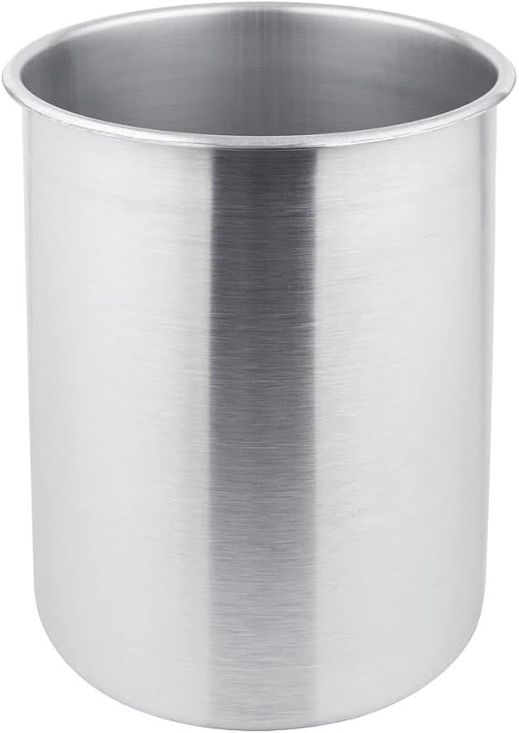 Bain Marie, Stainless Steel, 12 qt, 9 1/4" Diam x 11" H, Commercial Grade