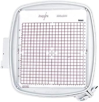 Embroidex 200x200mm 8" x 8" Quilters Embroidery Machine Hoop for Viking & Pfaff Creative #920264096, 820940096