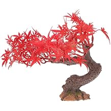 Artificial Mini Red Maple Tree Japanese Maple Tree Fake Realistic Home Decor Ornament