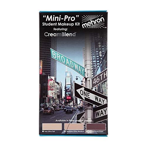 Mehron Makeup Mini-Pro Student Makeup Educational Kit MediumOlive
