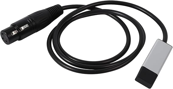 Mini USB to DMX Adapter, USB to DMX Interface Adapter Controller DMX512 Computer Stage Lighting Controllers Dimmer