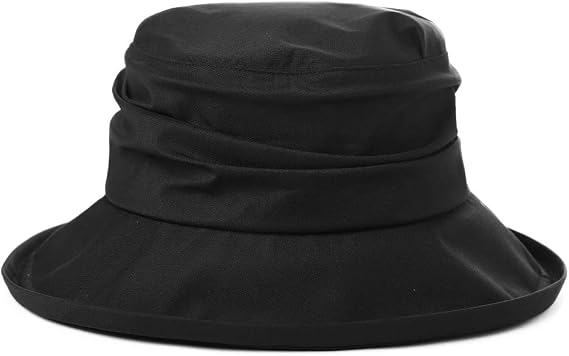 Comhats Women's Waterproof UPF 50+ Wide Brim Packable Rain Hat