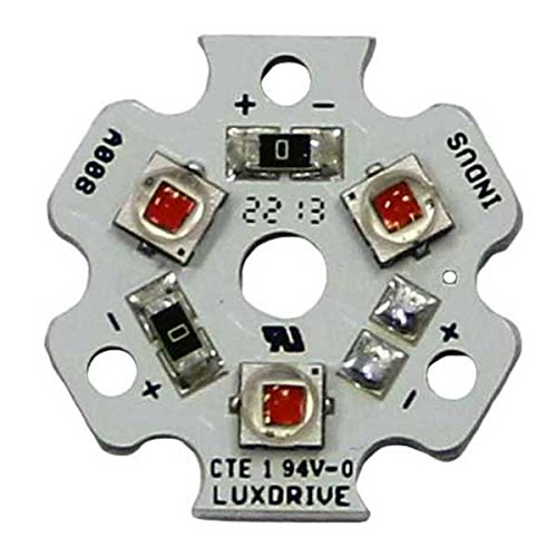 Cree Xlamp XP-E2 Red 3-Up (Triple) LED Star