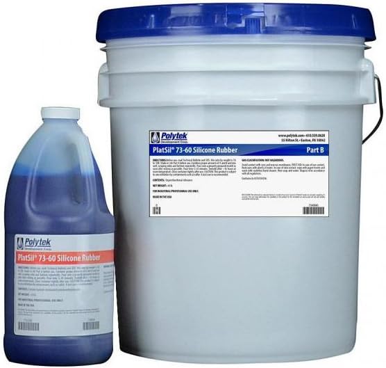 Polytek PlatSil 73-60 Platinum Silicone Rubber (44lb Kit)
