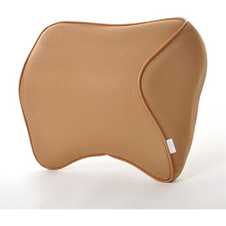 Universal Car Neck Pillow - Driving Comfortable Soft Memory Foam Auto Seat Headrest - Protect Neck&Vertebra - Fit TravelOfficeHomeCar - Neck Guard Artifact Brown