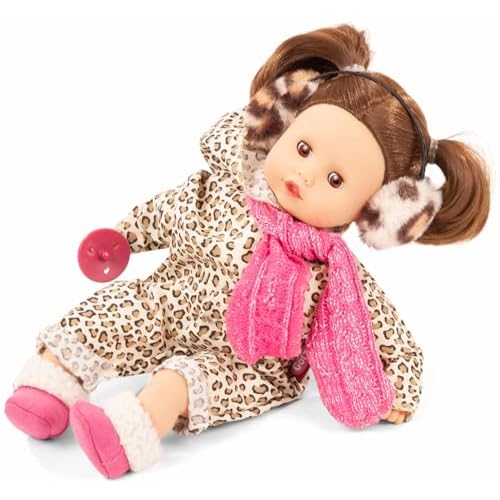 Gotz 2420960 Muffin Cats- 13 Tall Baby Doll with Brown Hair and Brown Sleeping Eyes