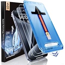 MAGIC JOHN 2 Pack for iPhone 15 Pro (6.1 inch) Tempered Glass Screen Protector, Auto Dust-Elimination Installation, Bubble Free, Dynamic Island Compatible, HD Clear, Easy Installation