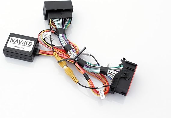 NAViKS Rearview Camera Interface Compatible with 2015-2016 Dodge Challenger Uconnect 5" (RA2) or 8.4" (RA3) (RA4) Add Rearview Camera