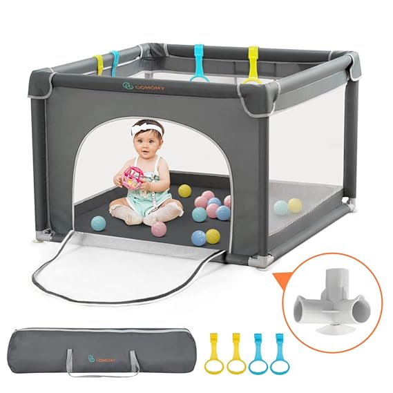 COMOMY Playpens for Babies and Toddlers, 36"x36" Small Baby Play Pens